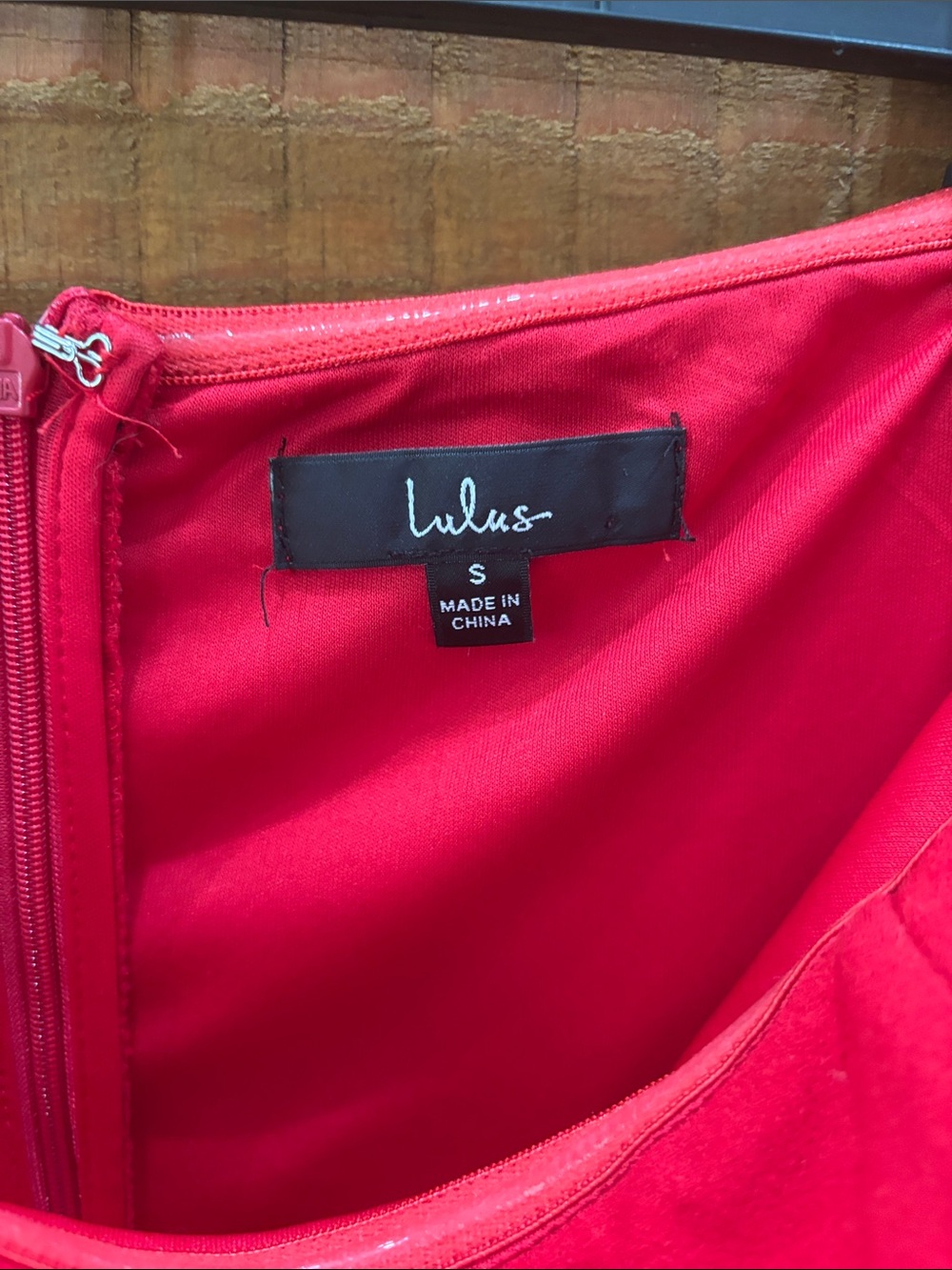 Strapless Red Ruffle Hem Mini Romper - Picture 3 of 3